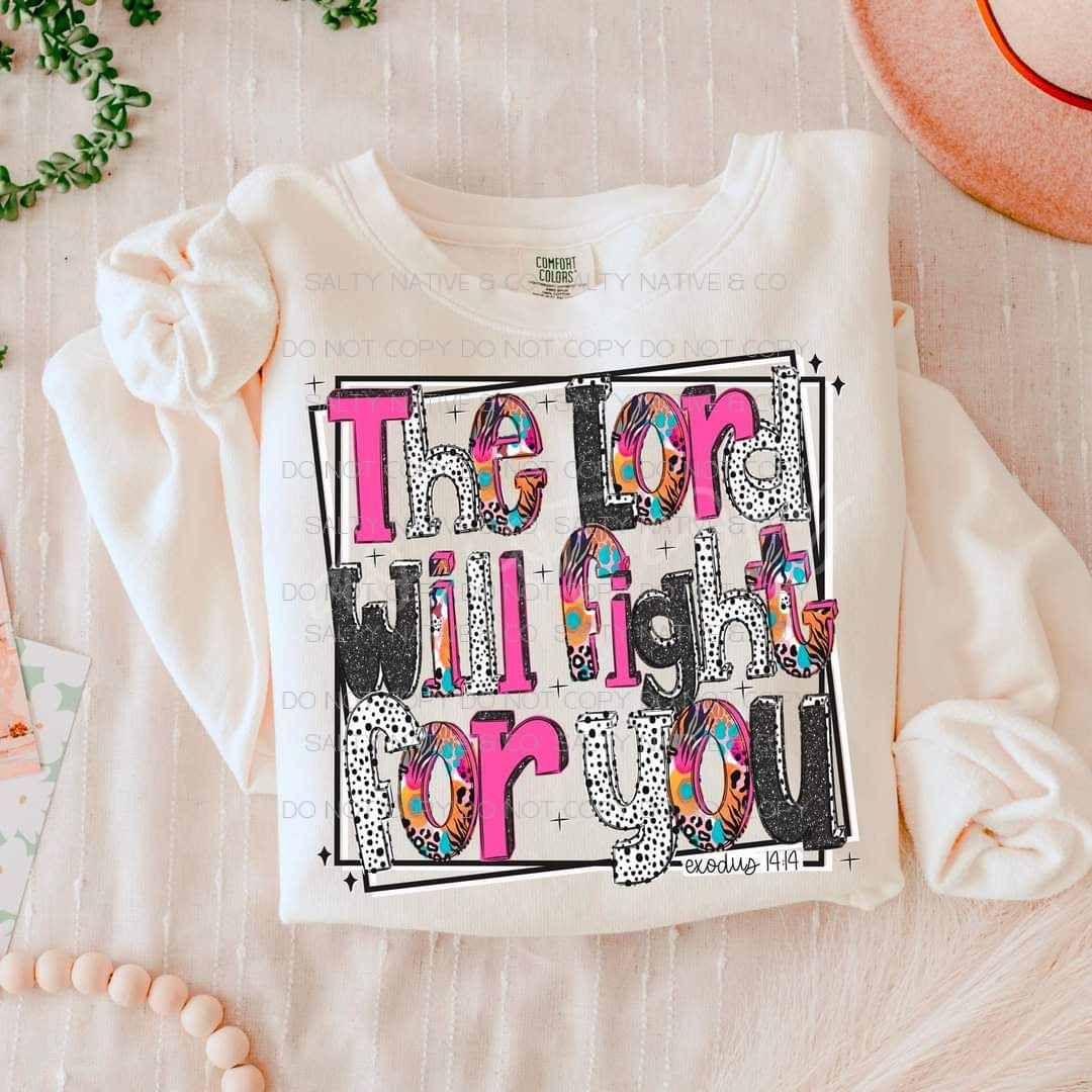Christian Faith Tee| The Lord will fight for you